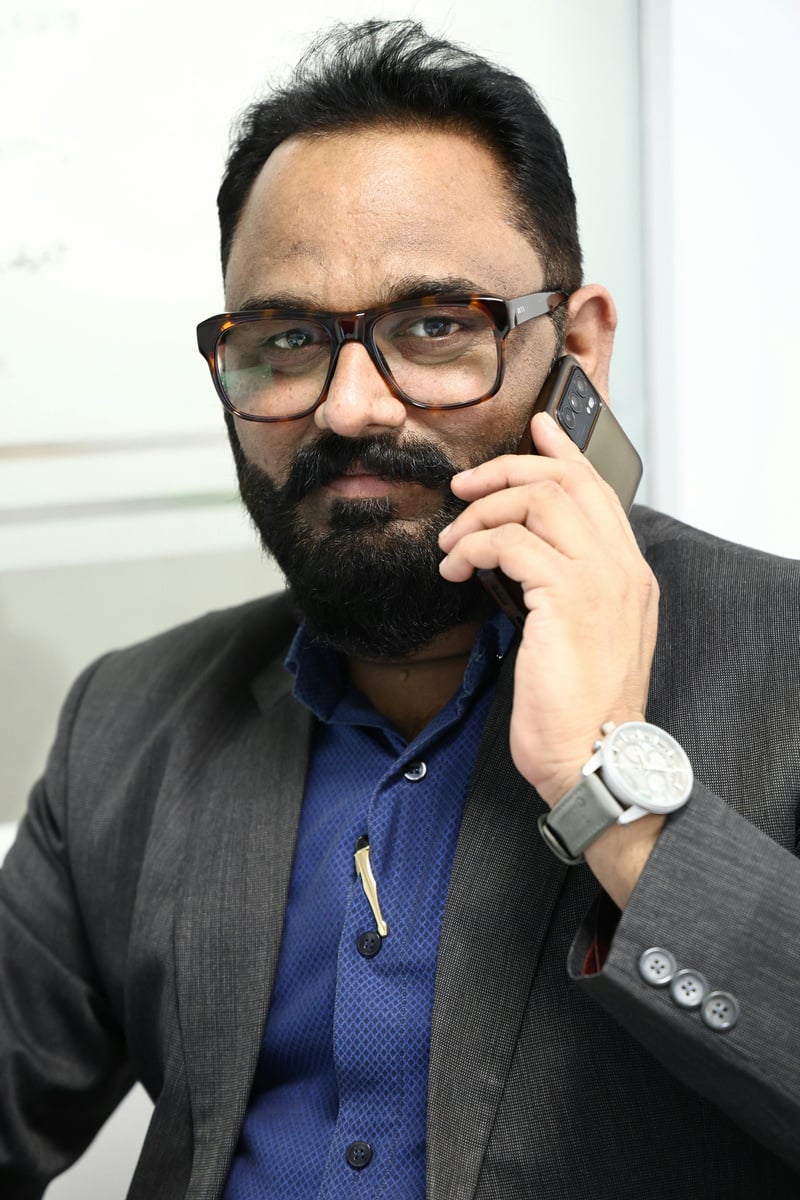 HR on Call || Office Stock || Indian Professional Photo